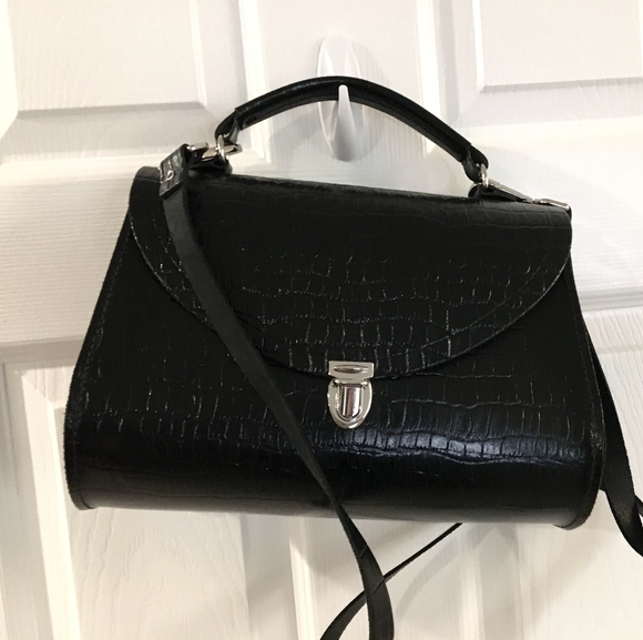 The Cambridge Satchel Company Handbags - Cambridge Satchel Co Poppy in mock croc